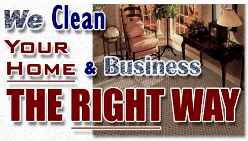 We clean your carpets the right way.